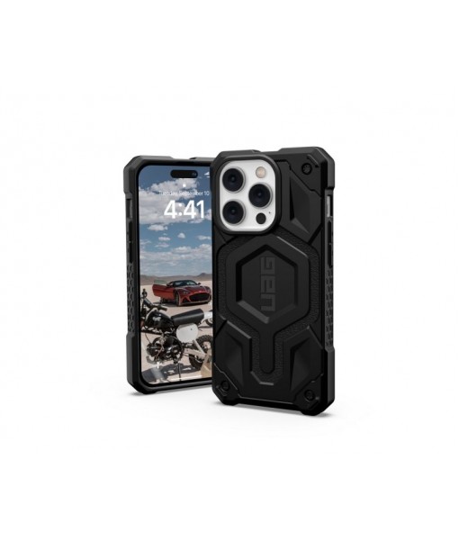 Husa iPhone 14 Pro Max, Premium Urban Armor Gear Monarch Magsafe, Ultra Rezistenta Negru